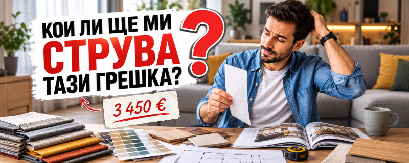 Грешки при покупка на мебели, които могат да ти струват скъпо
